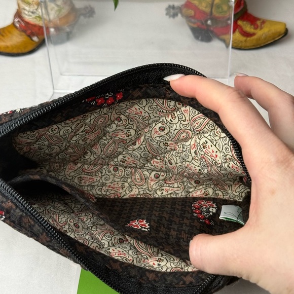 NWT Vera Bradley Houndstooth Brown Wristlet Wallet Retired LAST ONE! - Picture 6 of 7